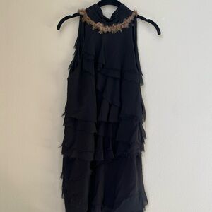 Elizabeth and James Silk Ruffle Dress